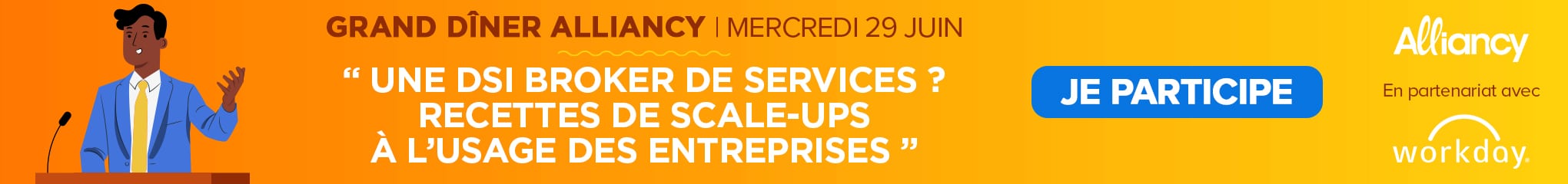 Diner débat Alliancy Une DSI « broker de services » ?