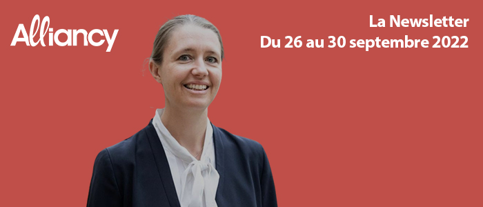 La newsletter du 26 au 30 septembre 2022