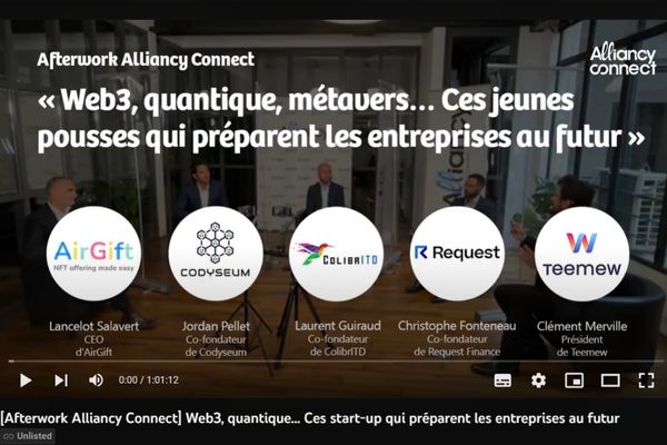 [Afterwork Alliancy Connect] 5 start-up qui préparent les entreprises au futur