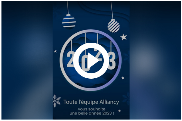 Bonne année 2023 de la part d'Alliancy !