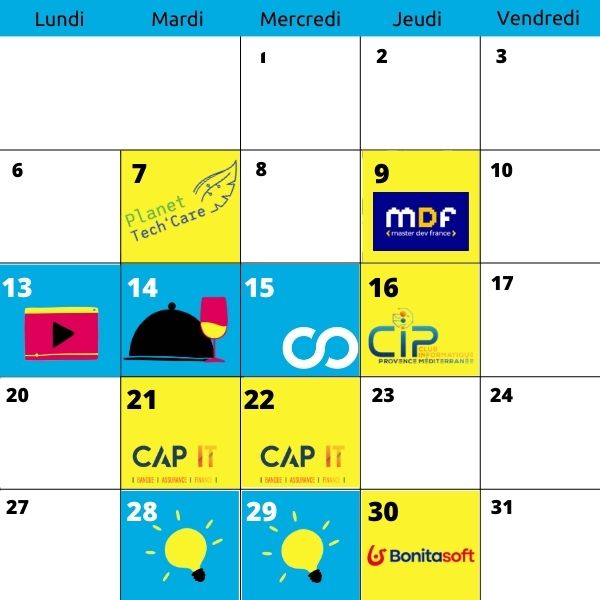Agenda Mars 2023